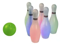 Comprar Juego De Boliche Bolos Clasico Didactico Juguete Con Luces
