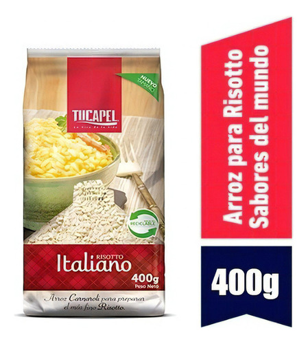 Arroz Tucapel Risotto 400 Grs