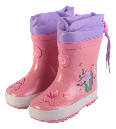 Bota De Agua  Bebe Niña Rosado