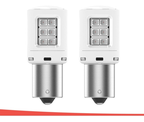 Imagem 4 de 7 de Par Kit 2 Lâmpadas Philips Led Ultinon P21w 1 Polo Freio