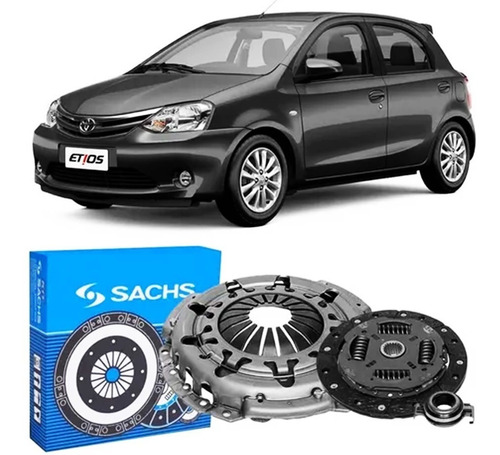 Kit Embreagem Toyota Etios 1.3 1.5 2012 2013 2014 2015 Sachs