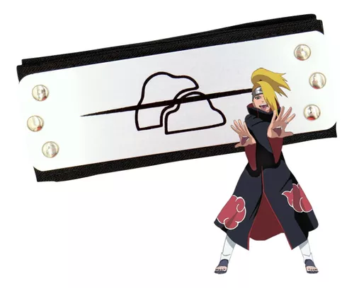 bandana do anime naruto vila folha itachi chuva renegada Deidara Vila Da  Pedra Akatsuki Névoa Aldeia da Nuvem