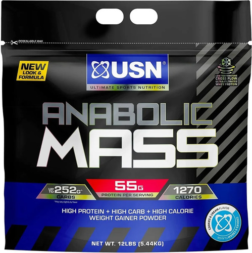 Anabolic Mass Usn - 12 Libras Sabor Chocolate