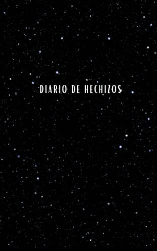 Libreta Negra: Diario De Hechizos 12 7 X 20 32 Cm  100 Hoja