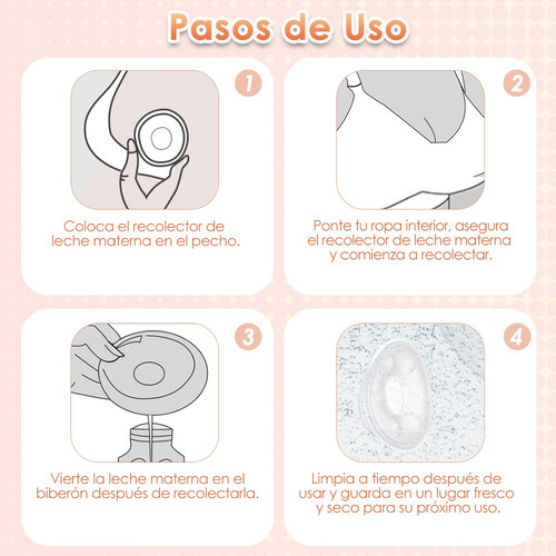 Cáscara Portátil Para Recolección De Leche Materna