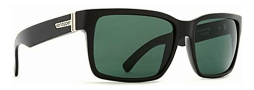 Vonzipper Elmore Square Sunglasses,black Gloss,one Size