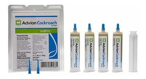 Advion Syngenta Cockroach Gel Bait 1 Caja (4 Tubos)