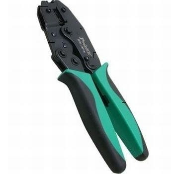 Imagen 3 de 8 de Pinza Crimpeadora Proskit 6pk-301r P/terminales Aislados