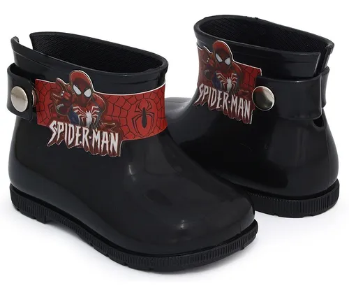 Bota galocha sales infantil homem aranha