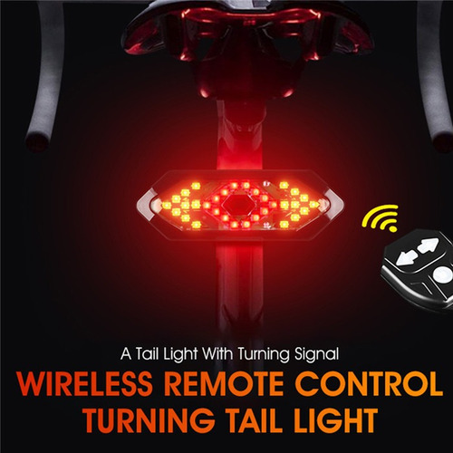 Imagen 7 de 10 de Luz Direccional Para Bicicleta - Con Sonido De Advertencia