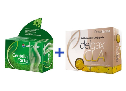 Adelgazante Delgax Cla Comprimidos + Centella Forte 2x2