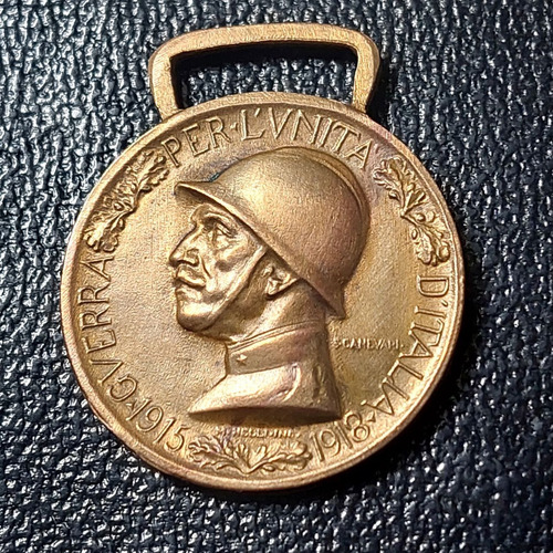 Medalla Guerra De Unificación Italiana Bronce 32 Mm - 1128 (Usado)
