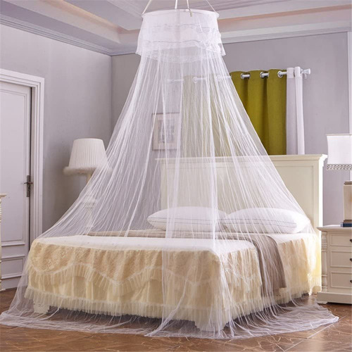 Rede Mosquiteira Mosquiteira Para Cama Com Cortina De Renda