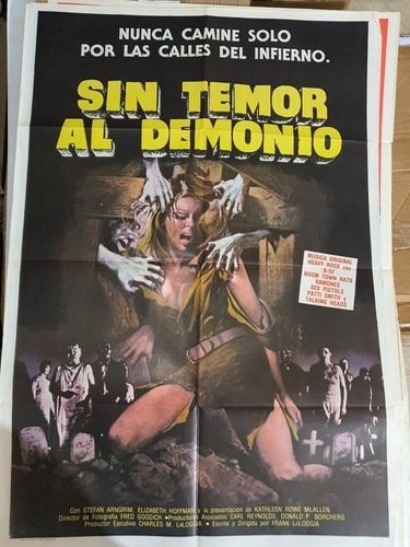 Afiche De Cine Original- Sin Temor Al Demonio- A 16