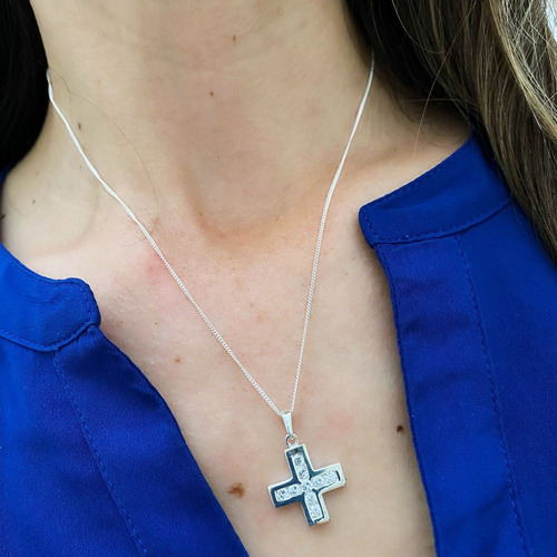 Imagen 7 de 10 de Cadena De Plata Ley .925 De 45 Cm Para Mujer Agálea Joyería