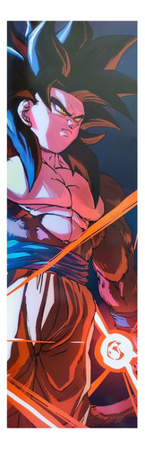 Dragon Ball Set C De 4 Posters Largos Plastificado Goku 82cm