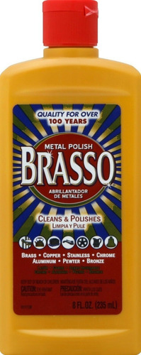 Brasso Crema Pulidora De Metales Braso Made In Usa Nuevo