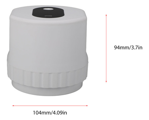 Selador A Vácuo De Frasco Branco Branco, Elétrico, Recarregá