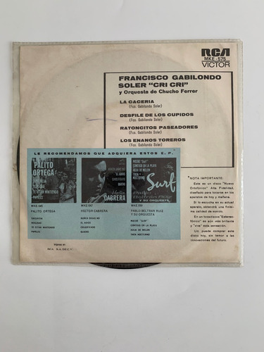 Cri Cri Dos Discos De Colección (Usado)