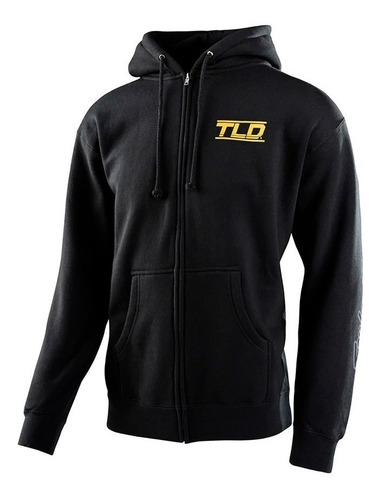 Sudadera Troy Lee Designs Speed Logo Zip Up Hoodie Black