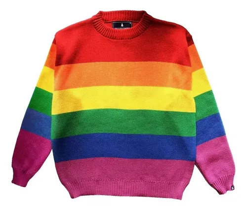 Sueter arcoiris hombre hotsell