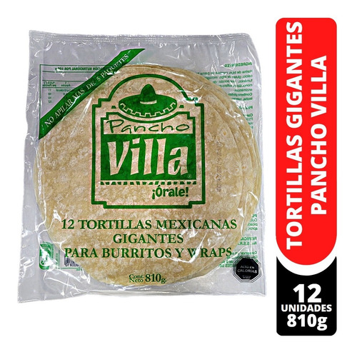 Pancho Villa Tortillas Gigantes 810gr