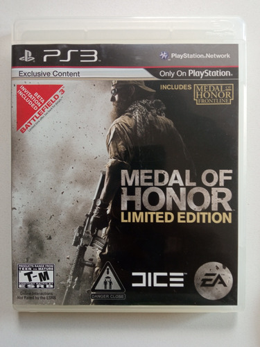 Jogo Medal Of Honor Limited Edition Ps3 Original Mídia Físic (Usado)