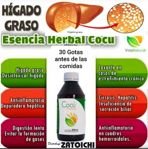 Imagen 1 de 8 de Limpia Hígado Graso / Digestión Estómago Vesícula Gases Cocu