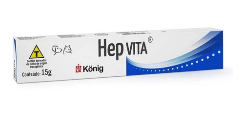 Suplemento Alimentar Para Cães E Gatos Hep Vita 15g Konig