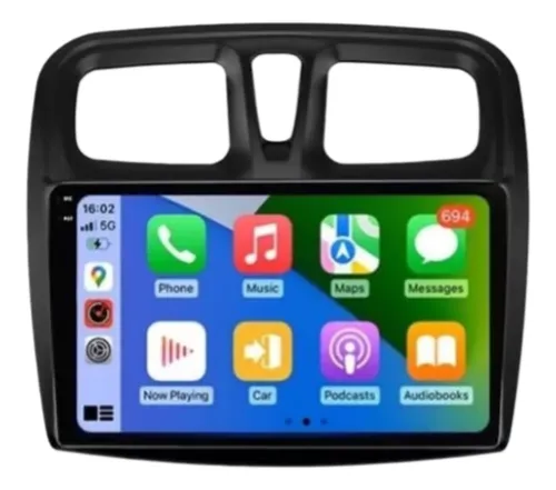 Radio Android Renault Logan Sandero Carplay / Android Auto