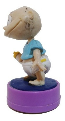 Imagen 4 de 6 de Figura Rugrats Tommy Pickles Sello 7cm Viacom Cartoon