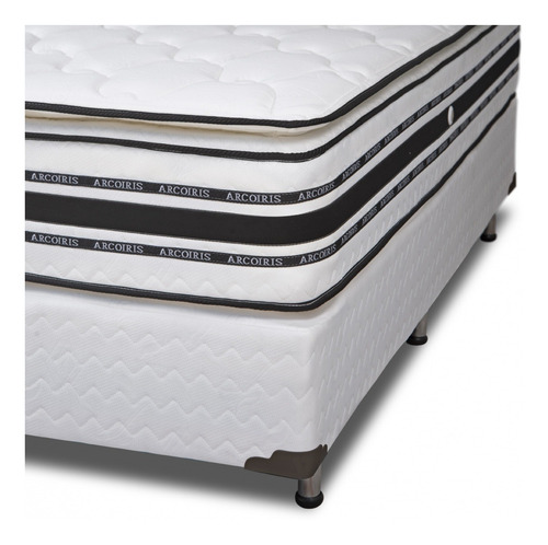 Imagen 3 de 3 de Colchón & Sommier Arcoiris Nature Resortes R 200x200 Dct