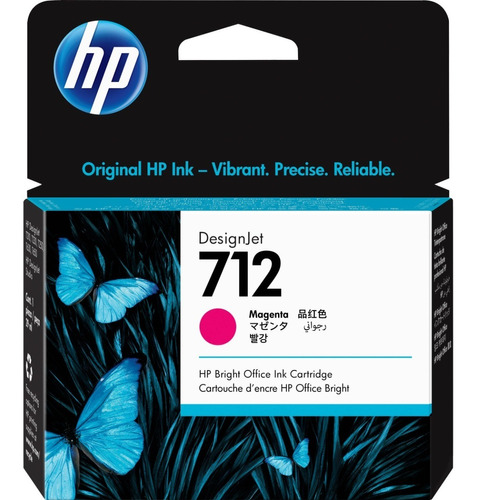 Tinta Hp 712 Magenta Original 29 Ml