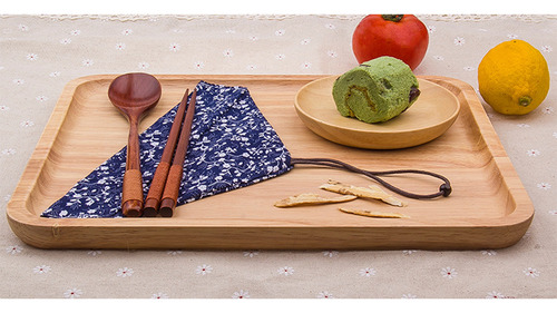 Bandeja De Madera Para Servir F 34 × 23 Cm