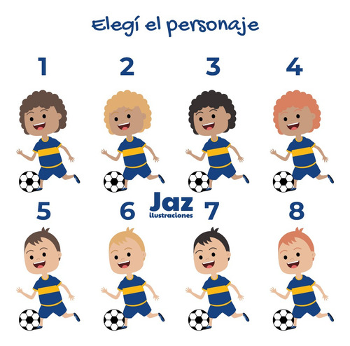 Kit Imprimible Para Cumpleaños De Boca Para Nene