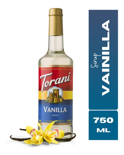 Syrup Jarabe Saborizante Torani - Vainilla - 750 Ml -