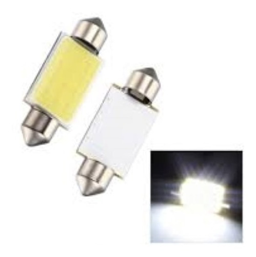 Lámpara Led Cob Tubular Ft 12v Blanco Frío 31mm/36mm/39mm