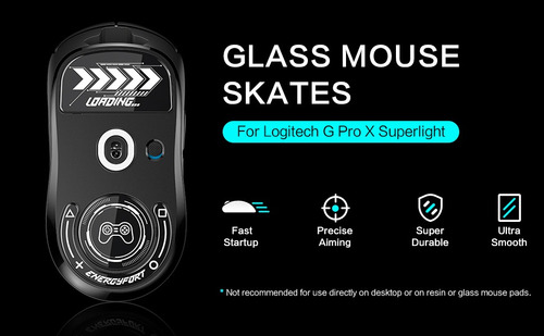 Skates Glides Mouse Feet Glass Vidrio Logitech Razer Y Otros