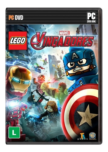 Game Pc Lego Marvel Vingadores Midia Física - Novo - Lacrado