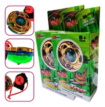 Comprar Brinquedo 2 Beyblade Piões Top6d Músicau002Fluz Lançador Dourado