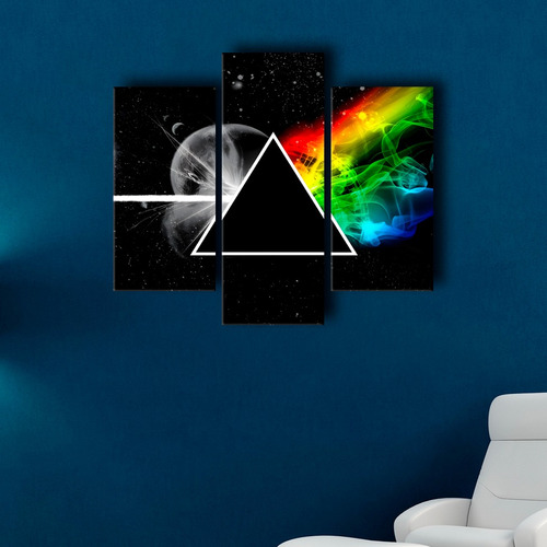 Cuadro Decorativo Canvas Dark Side Of The Moon Pink Floyd