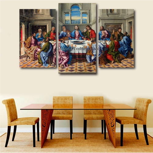 Imagen 7 de 10 de Cuadros Decorativos La Última Cena De Jesús