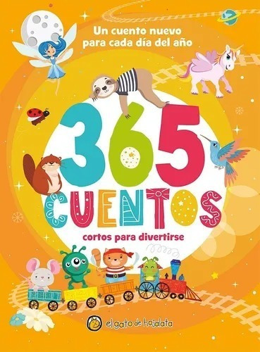 365 Cuentos Cortos - Libro Infantil Tapa Dura Color