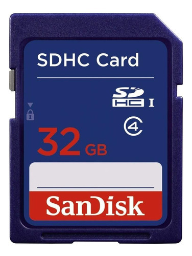 Tarjeta De Memoria Sdhc Sandisk Flash De 32gb Sdsdb-032g