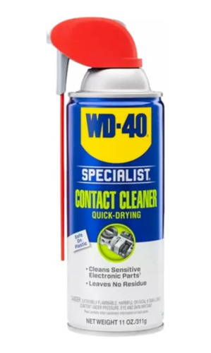 Limpiador De Contacto Electrónico Wd-40 Spray De 400 Ml