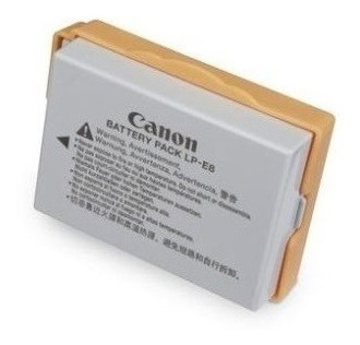Bateria Canon Lp-e8 + Cargador T3i T4i T5i Eos 550d Eos 600d