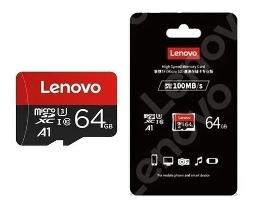 Imagen 1 de 3 de Tarjeta De Memoria Lenovo 64gb 100mb/s