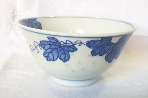 Antiguo Bowl Chino Japones Porcelana Grano Arroz China B20