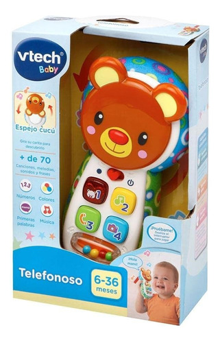 Telefonoso Teléfono Interactivo De Juguete, Bebe Vtech