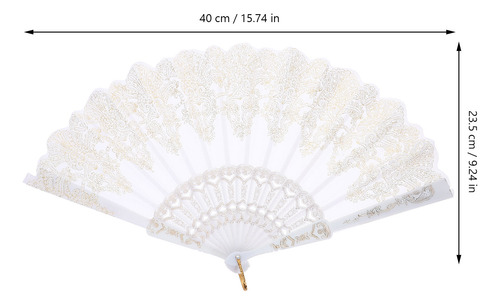 Ventilador De Mano Plegable Grande Con Estampado De Estilo C